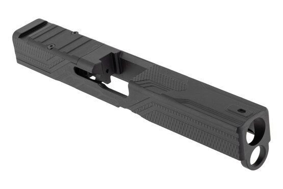 The Shark Coast Tactical Lido slide for the GLOCK 17 is riddled with features. First off, the Lido is machined from 17-4 hardened steel